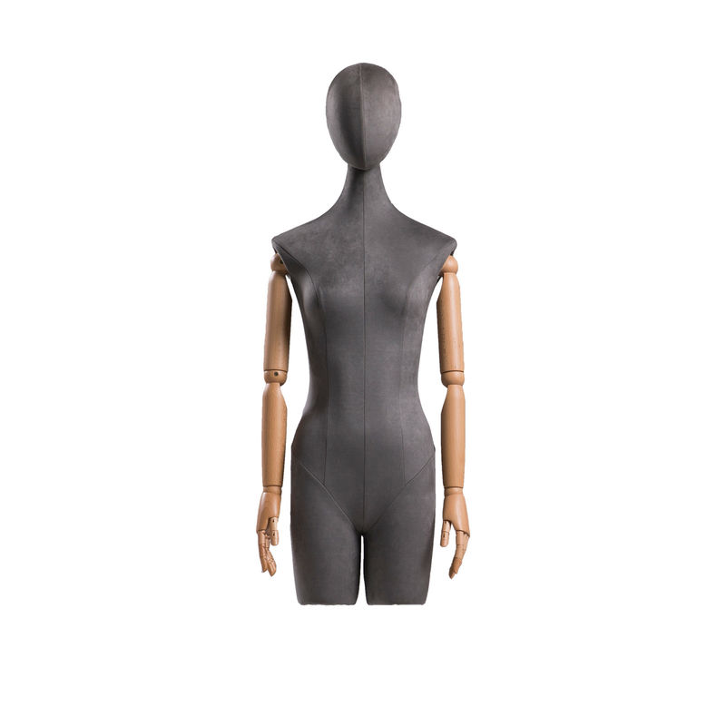 Multicolor Manikinha Feminina de Meio Corpo, cintura de 63 cm, ereta