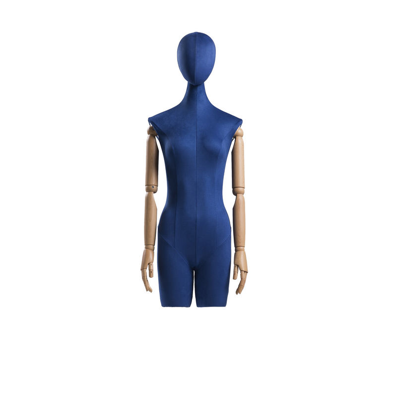 Multicolor Manikinha Feminina de Meio Corpo, cintura de 63 cm, ereta