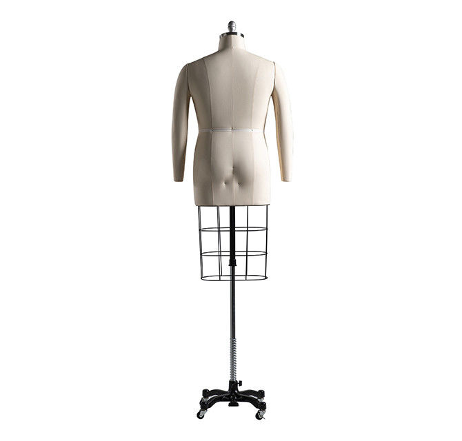 Alfaiates ajustáveis Forma de vestido Manique Stand com gaiola Dummy Europa tamanho